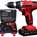 Cordless Drills & Screwdrivers Set with 2 Li-Ion Batteries 1500mAh Screwdriver,10mm Chuck,2 S___